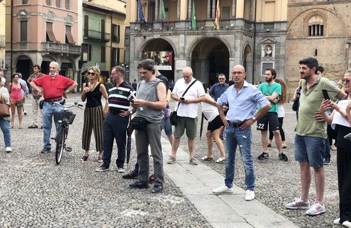 Lodi, la protesta