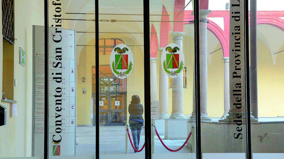 La sede della Provincia di Lodi in via Fanfulla