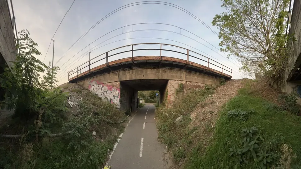 La zona oggetto del sopralluogo La zona oggetto del sopralluogo