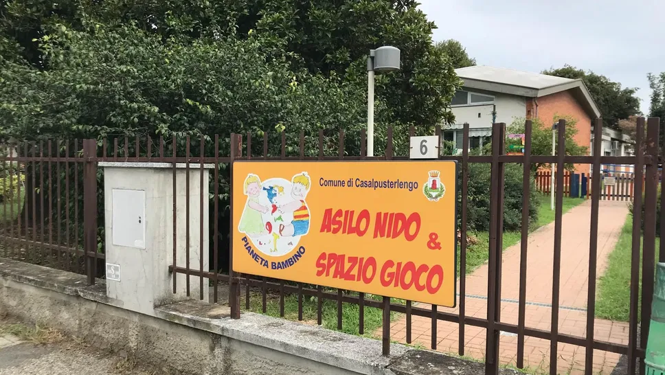 L’ingresso dell’asilo nido