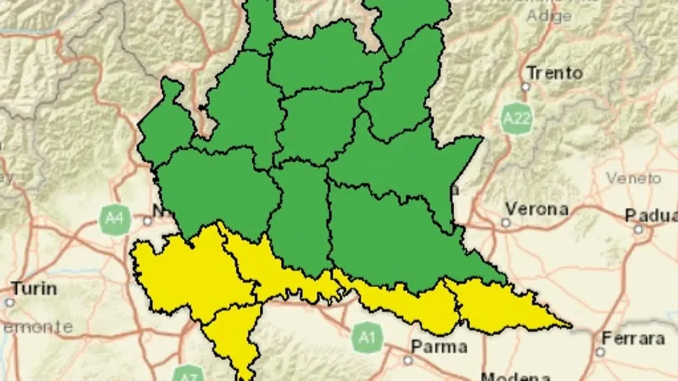 L’alert di Arpa per il pomeriggio di venerdì 30