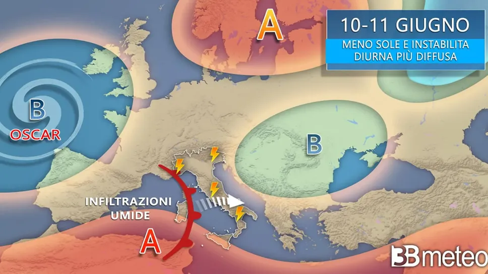 Le previsioni di Bmeteo