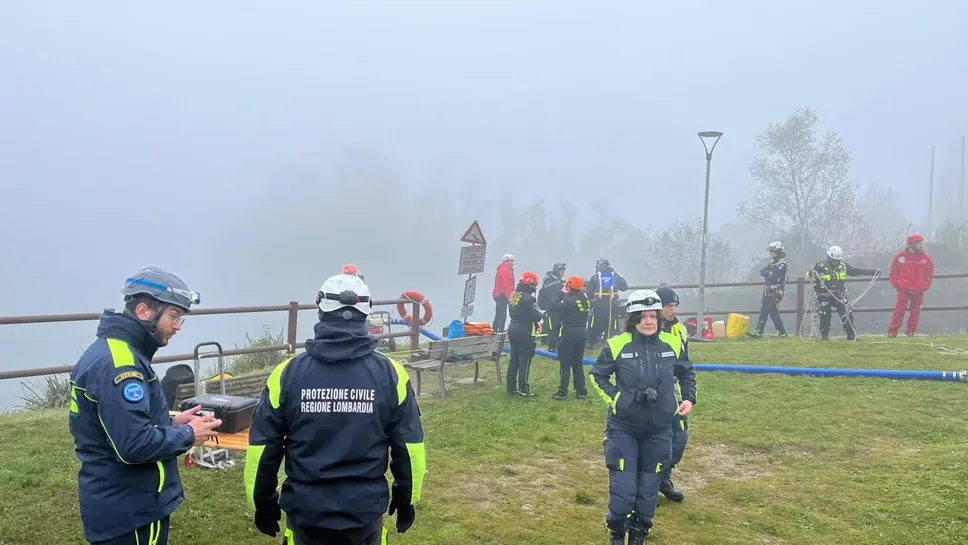 Le esercitazioni con immersioni nel canale Muzza Le esercitazioni con immersioni nel canale Muzza