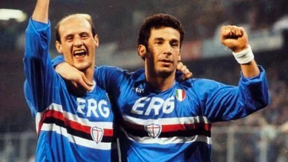 Lombardo e Vialli ai tempi della grande Samp Lombardo e Vialli ai tempi della grande Samp