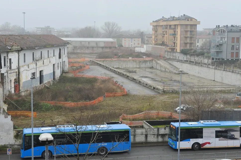 Lodi, una veduta dell’alto dell’area dell’ex Consorzio