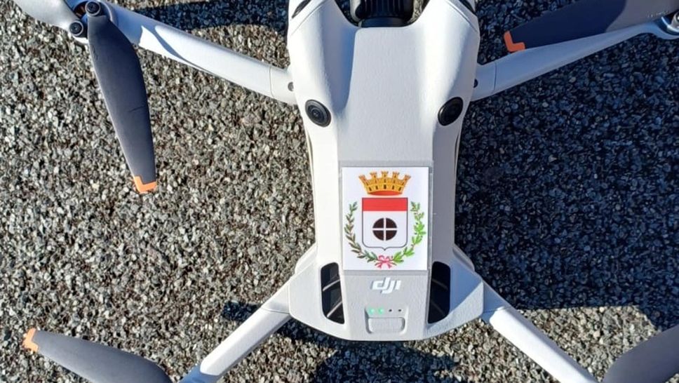 Il drone della polizia locale (Cornalba)