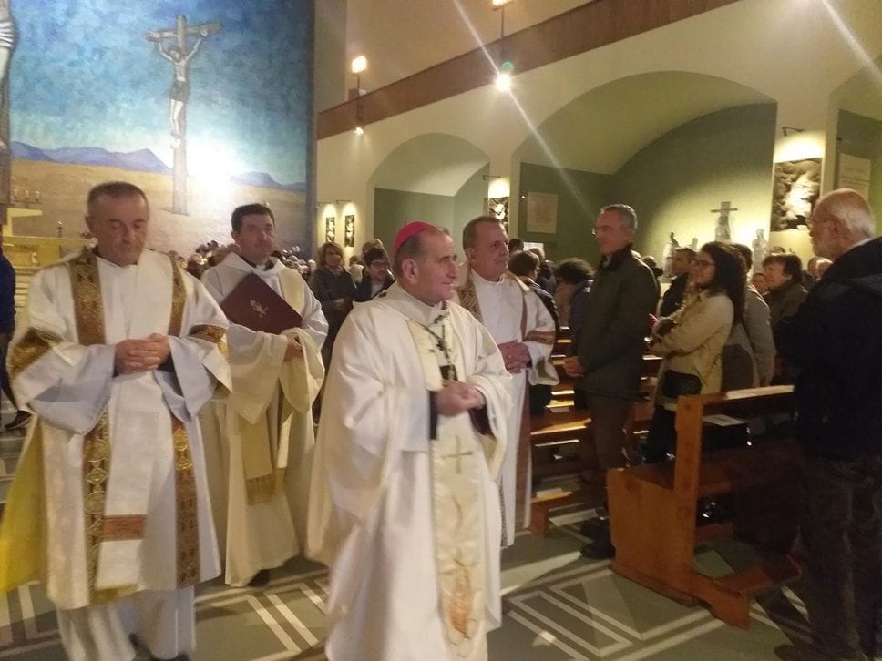 Monsignor Mario Delpini ha presieduto la Messa