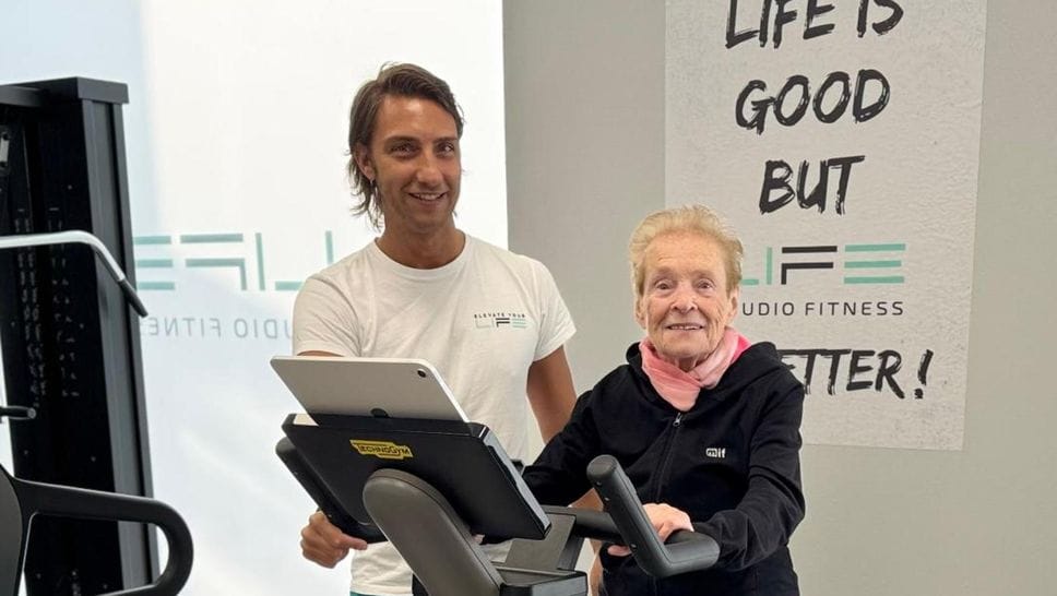Bruna Tonioni con il suo trainer Alessandro Ceresa