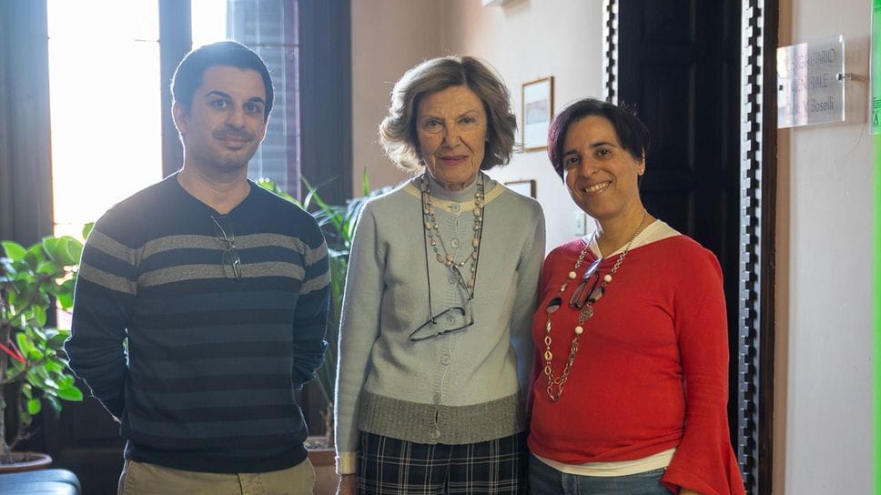 Simone Sestito con Maria Rapelli e Vera Zanoni Simone Sestito con Maria Rapelli e Vera Zanoni