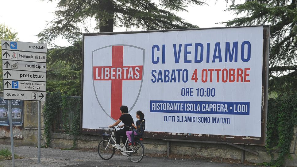 Uno dei manifesti che annuncia l’appuntamento del 4 ottobre (Ribolini) Uno dei manifesti che annuncia l’appuntamento del 4 ottobre (Ribolini)