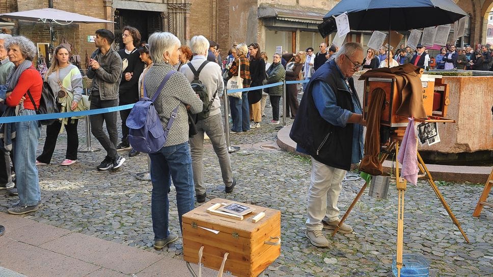 Uno scatto in piazza Broletto