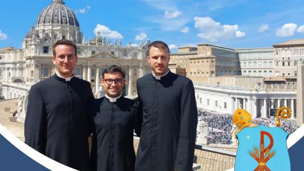 Marco Cremascoli, Marco Dellanoce ed Ettore Fumagalli domenica verranno ordinati diaconi nella cattedrale di Lodi