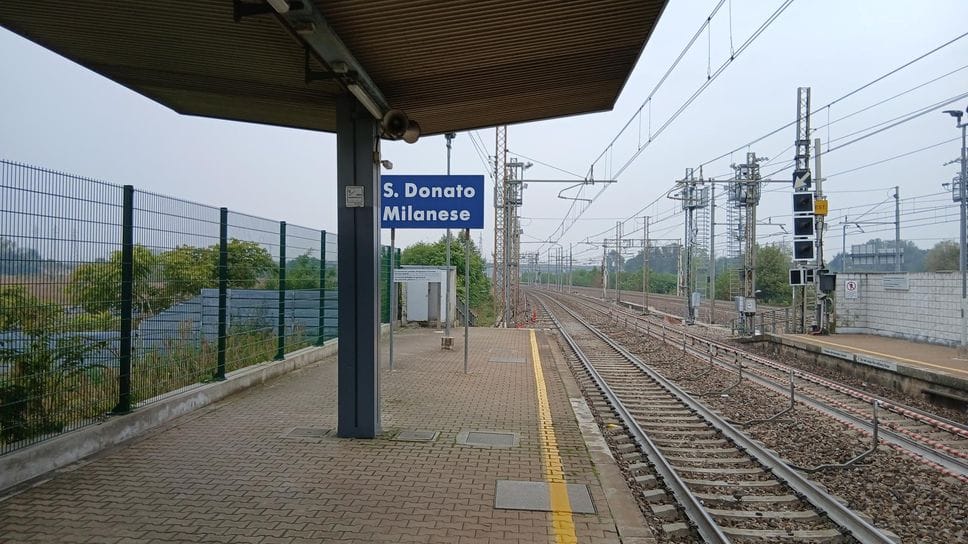 Una recente rissa in stazione a San Donato
