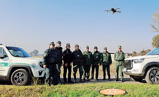 Maxi operazione della Forestale sul fiume Lambro e Po