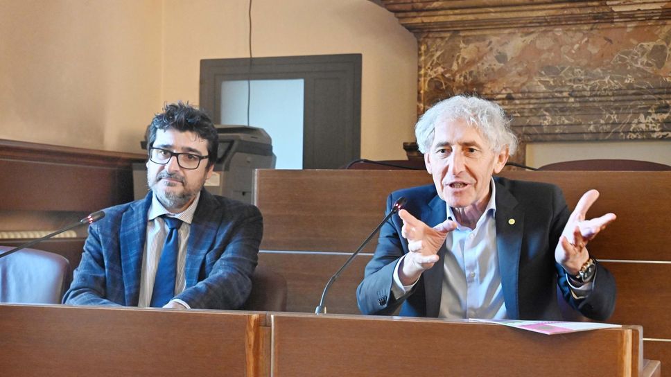Da sinistra Lorenzo Rinaldi e Alfio Quarteroni