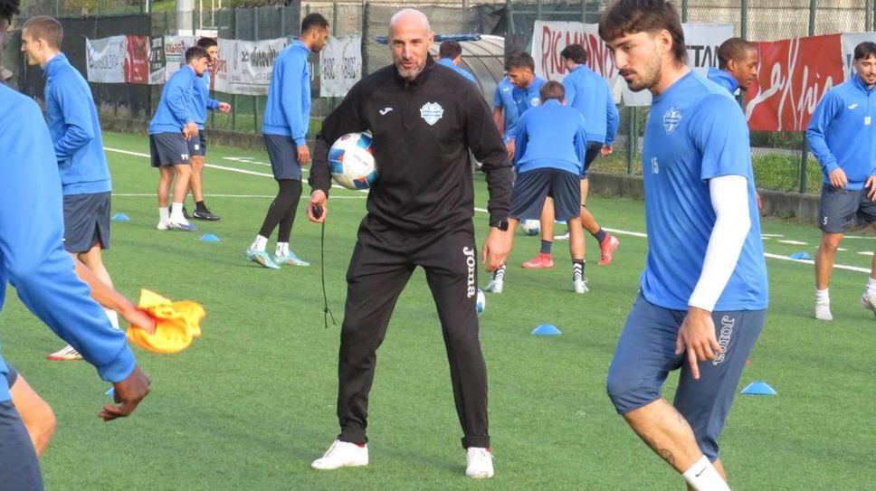 Stefano Brognoli al primo allenamento