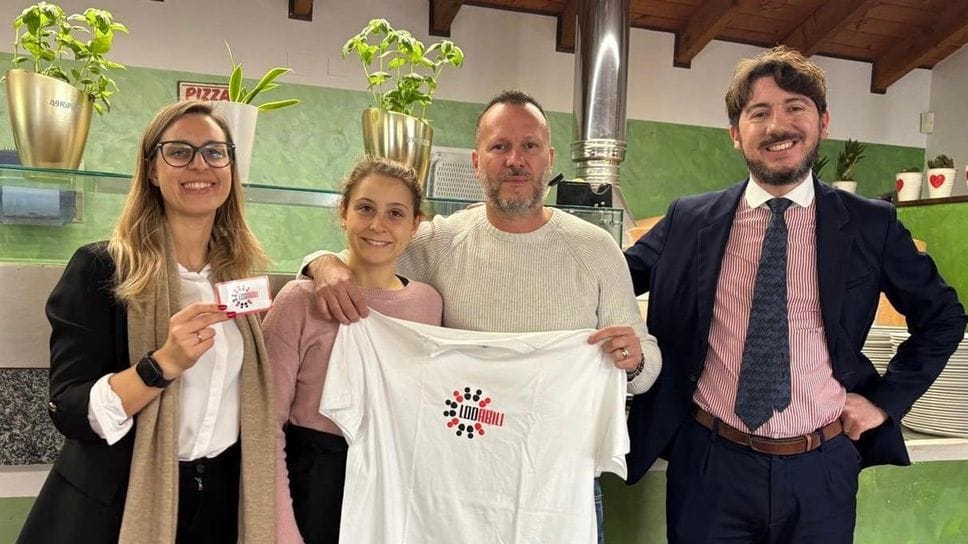 Da sinistra Lia Spagliardi, Marika Di Mauro, Salvino Di Gregorio e Nicola Ruscitti