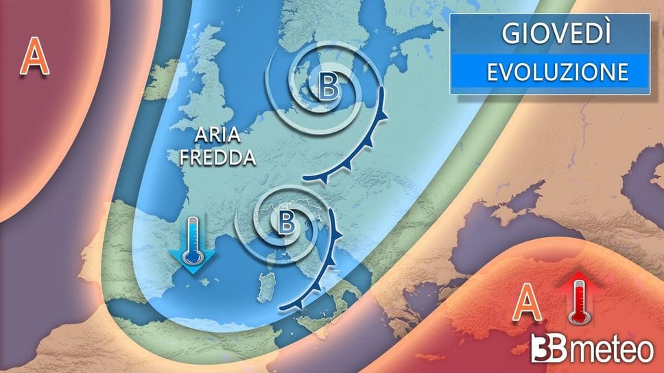 Le previsioni per il 20 novembre secondo 3Bmeteo