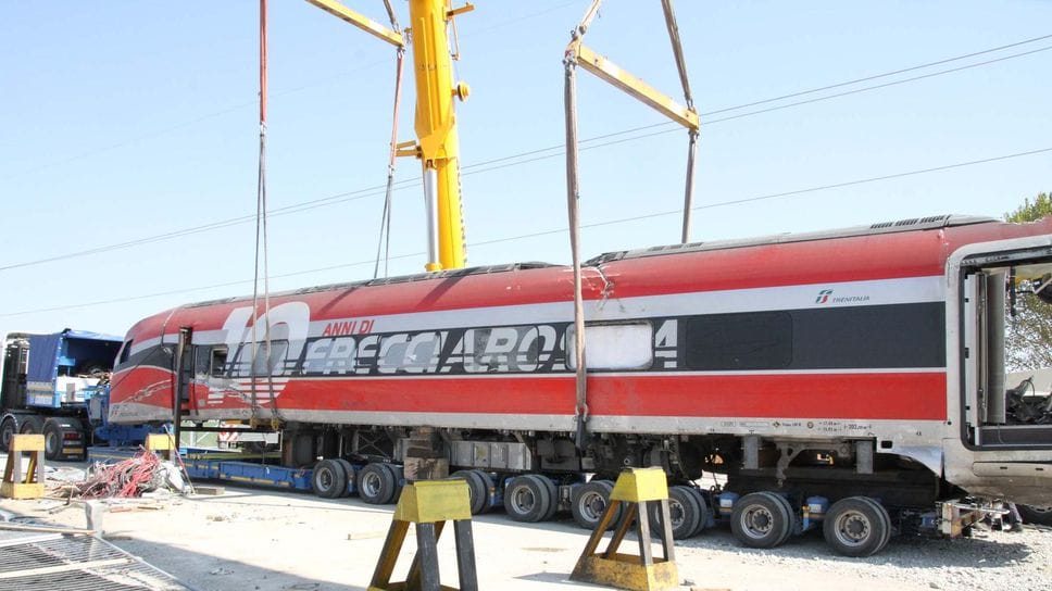 Il recupero del treno