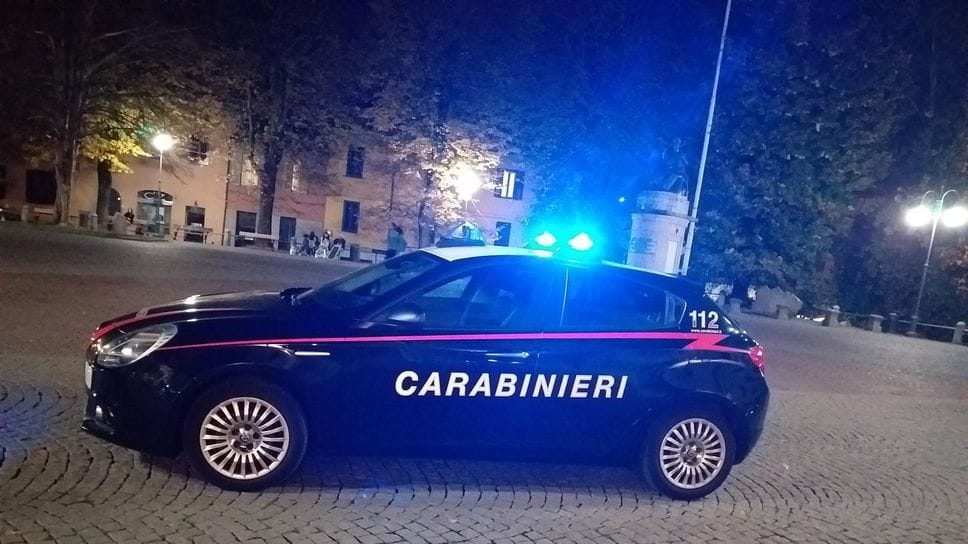 Una pattuglia dei carabinieri di Melegnano