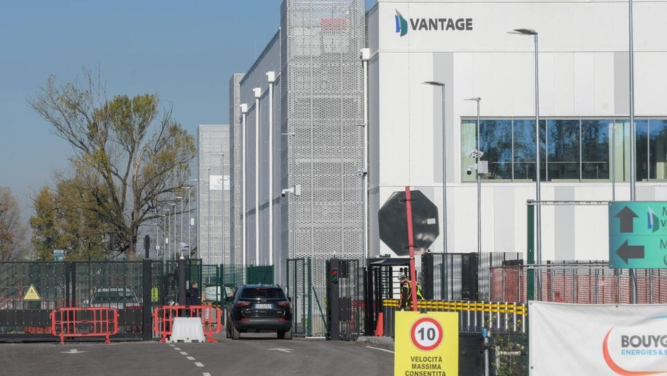 Il Data Center Vantage di Melegnano, uno degli impianti tecnologici più grandi alle porte del Lodigiano