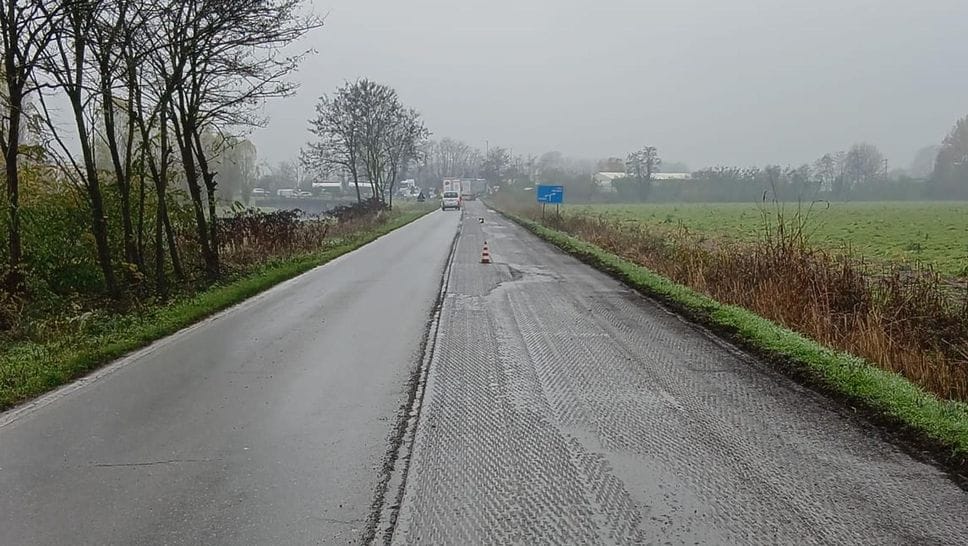 Il settore della provinciale interessato dai cantieri degli asfalti (Agosti)I