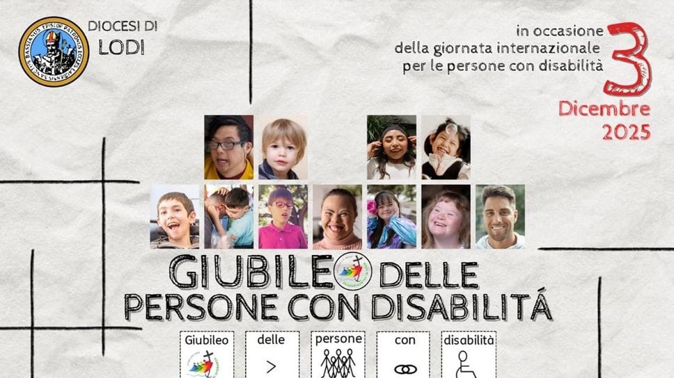 Un ricco programma mercoledì 3 dicembre per il Giubileo diocesano delle persone con disabilità