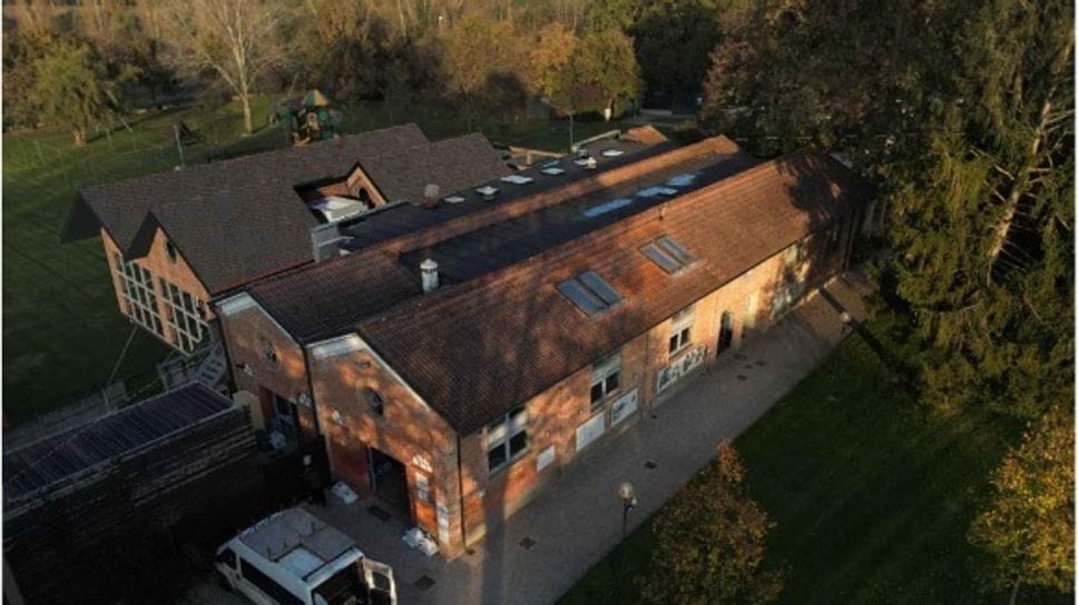 Il rendering della ristrutturazione del Capanno Miglio con la futura nuova palestra affiancata