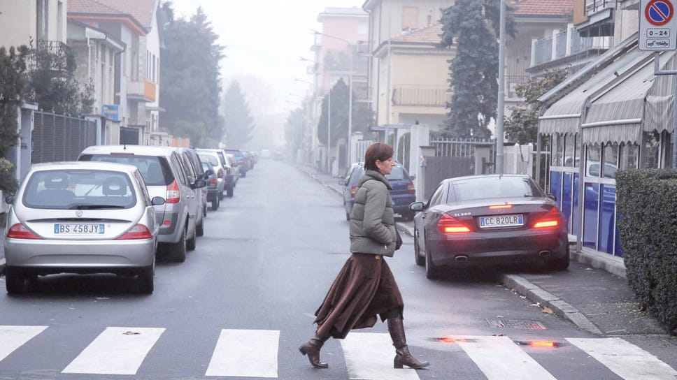 Un tratto di via dei Platani