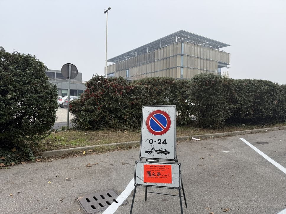 I lavori per realizzare nuovi parcheggi nell’area dello Zucchetti Village