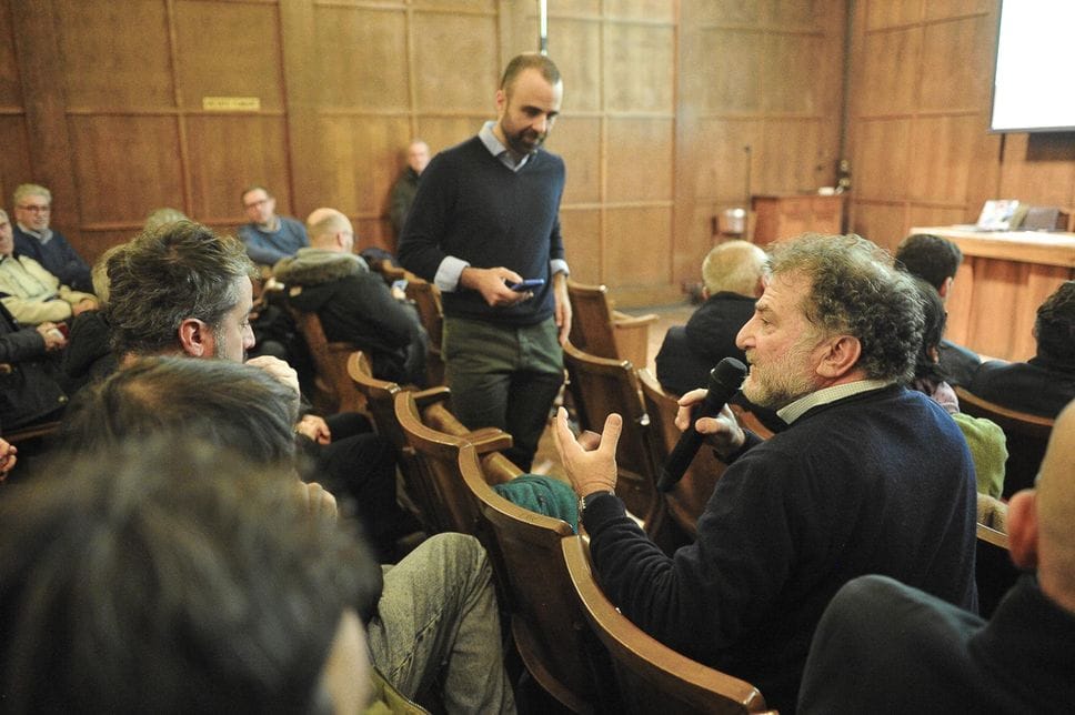 Un momento di confronto con il pubblico