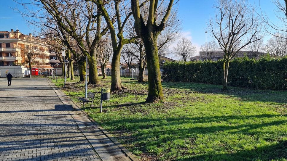 Uno scorcio del parco San Tarcisio