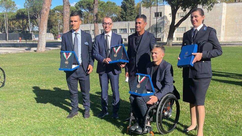 Il paraciclista Cornegliani