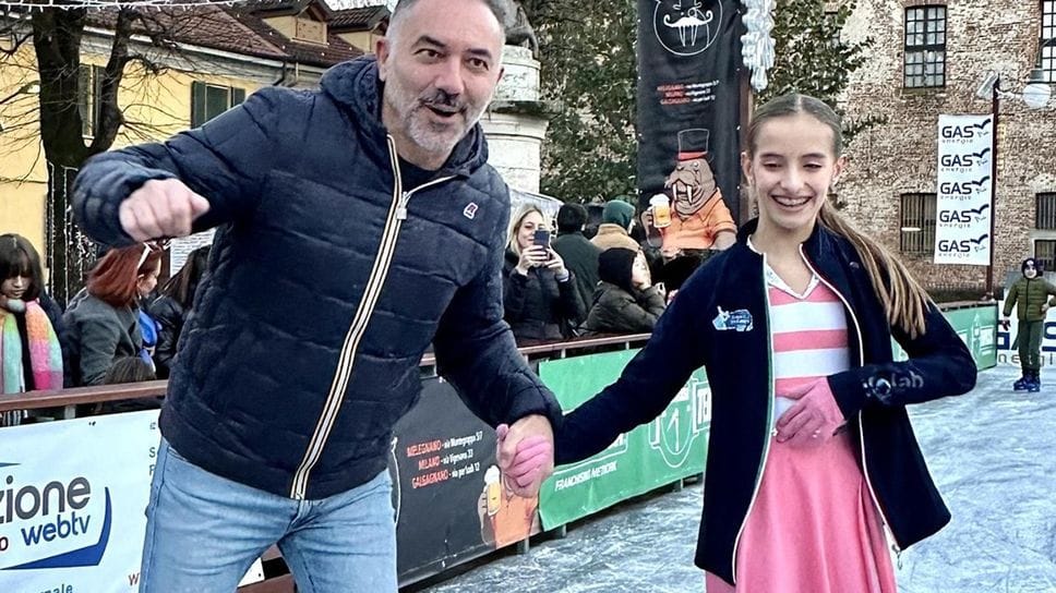 Il sindaco Vito Bellomo tra i primi a provare la pista