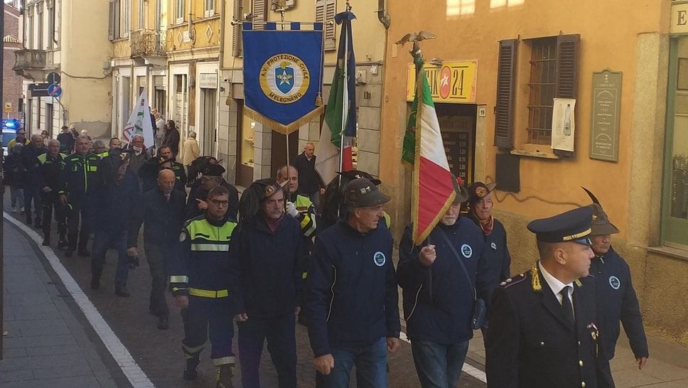 Nelle foto il IV Novembre a Melegnano