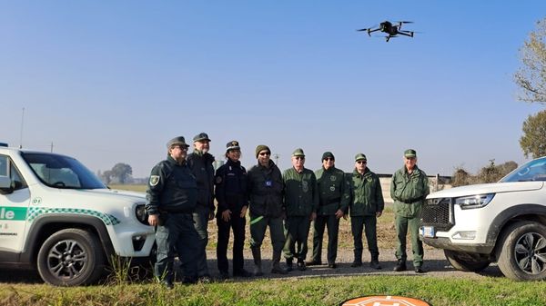 Carabinieri forestali e polizia provinciale durante l’operazione