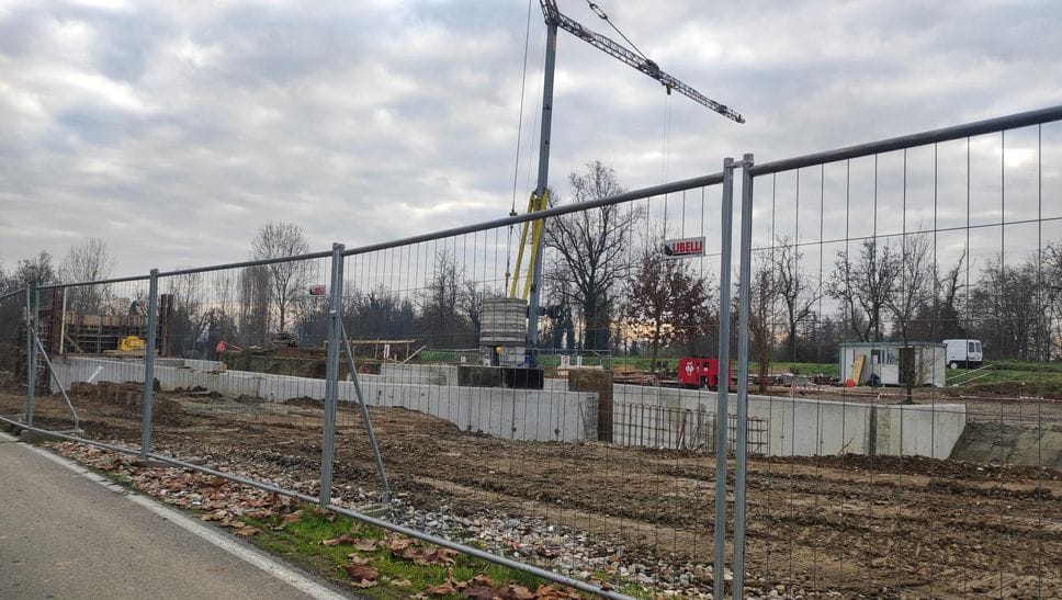 La zona dell’infortunio a Turano (Agosti)