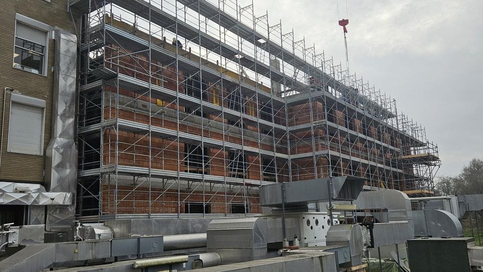 Realizzati i primi quattro piani del Policlinico San Donato