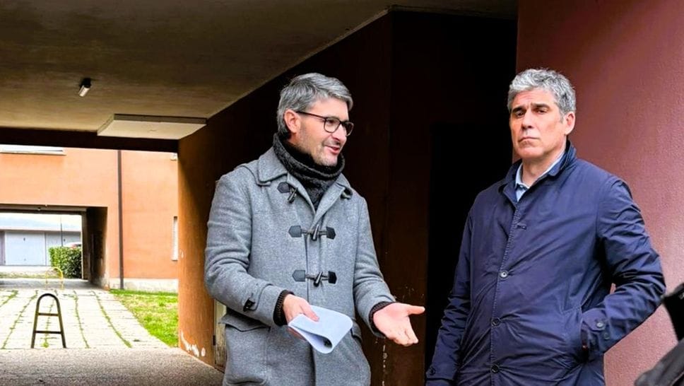 Il presidente Aler Milano Alan Rizzi al Boccaccio con il sindaco (Bagatta)