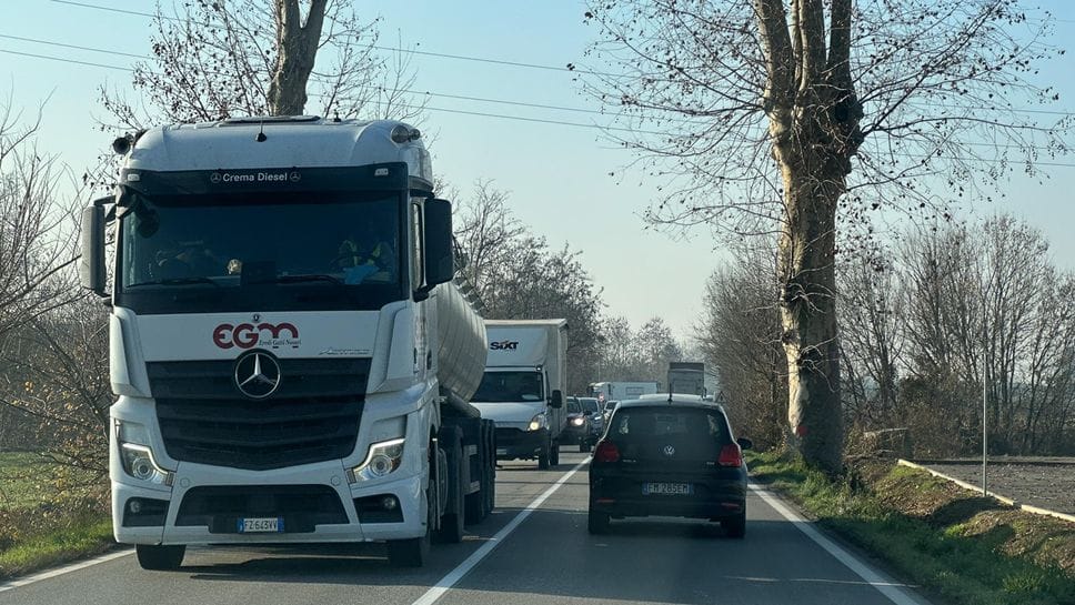 Traffico sulla provinciale Mantovana e al casello di Ospedaletto (Tommasini)