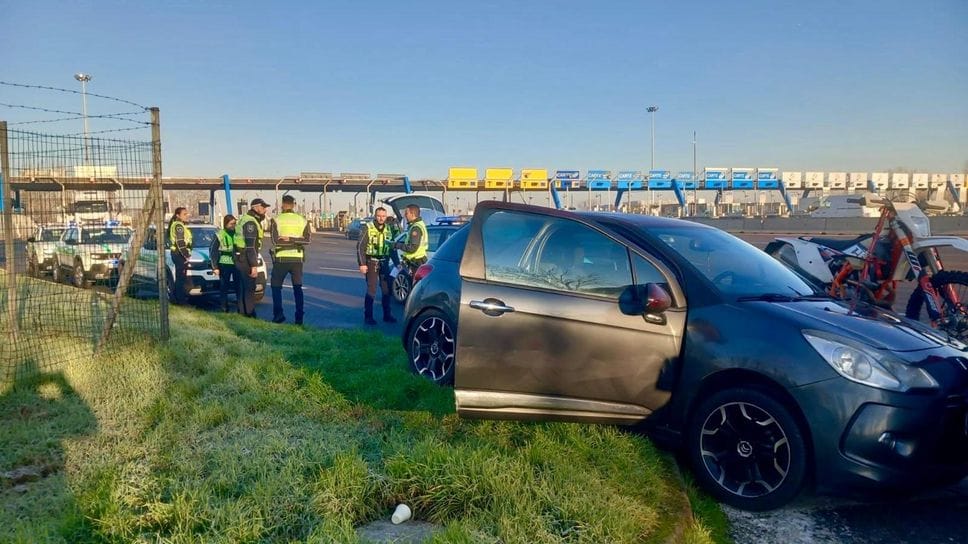 Lo schianto al casello di Melegnano