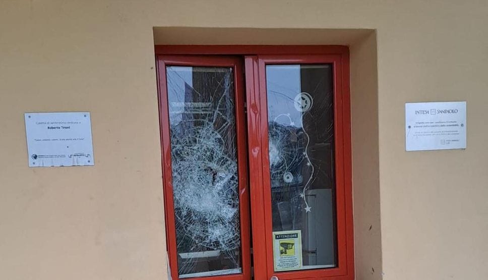 I danni all’orto solidale di San Fereolo a Lodi (foto Macchioni)