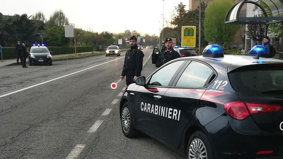 Controlli dei carabinieri a Sant’Angelo Lodigiano