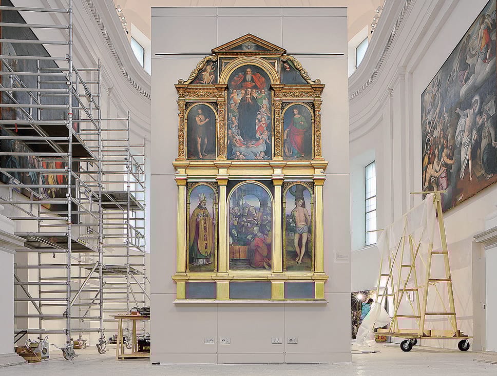 Il polittico del Piazza, elemento centrale del nuovo museo