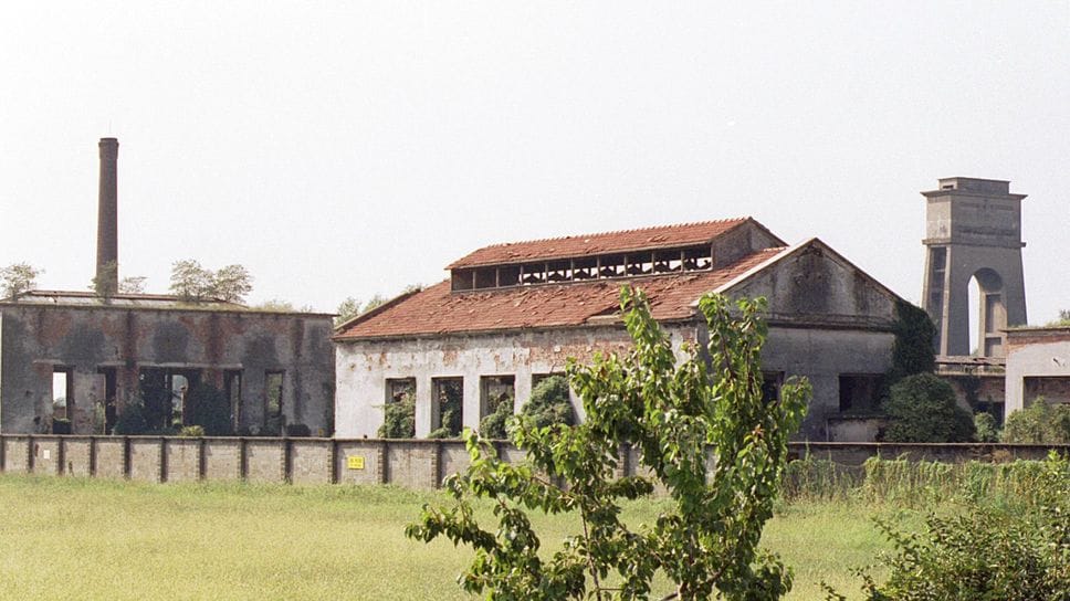 Un reparto dell'ex fabbrica al confine con Cerro, a Melegnano alcune aree dismesse sono già state edificate