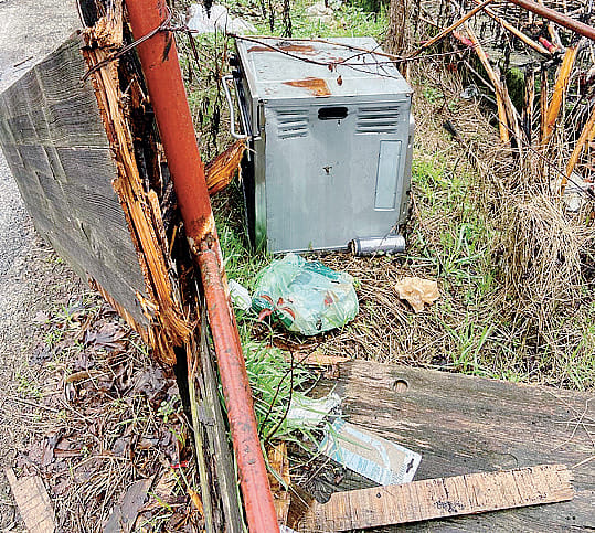 Segni di abbandoni e di intrusioni nella ex ditta di Casalpusterlengo