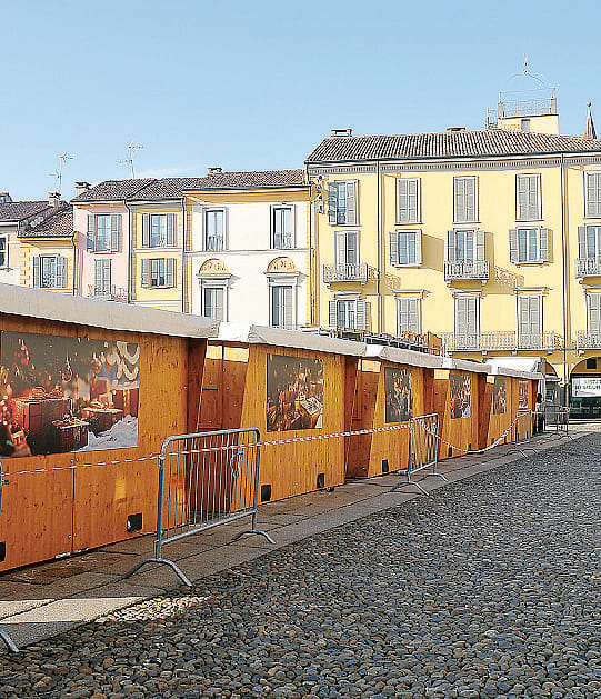Il villaggio di Santa Lucia a Lodi in una foto d’archivio
