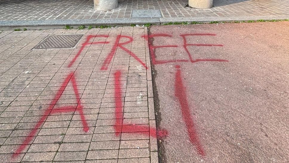 Una delle scritte