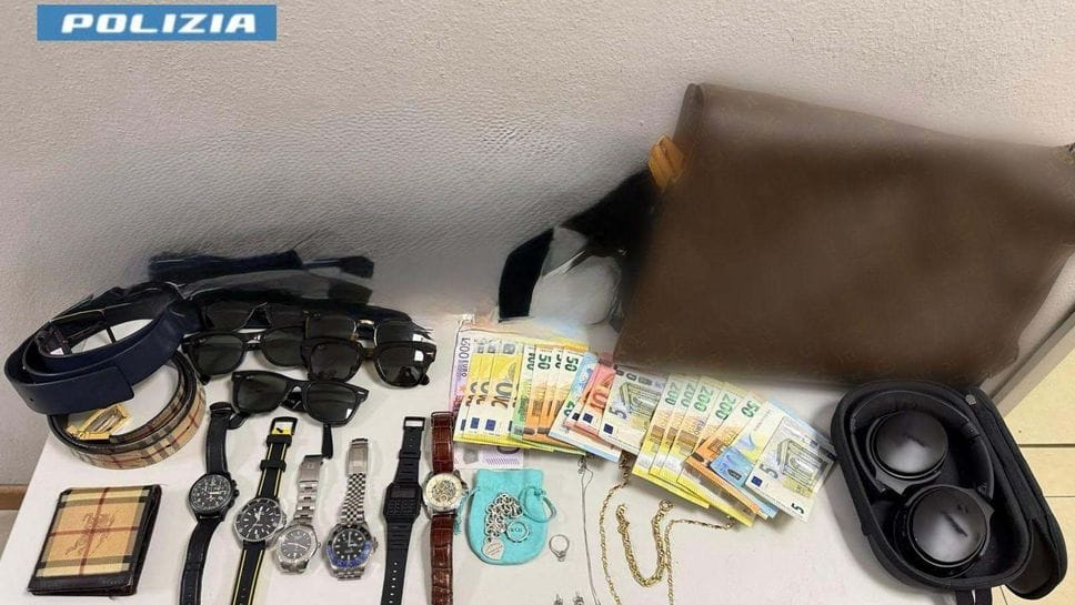 Parte della refurtiva recuperata