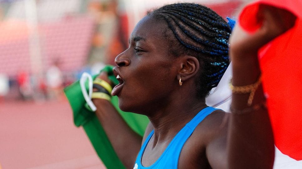 Kelly Doualla con il tricolore agli Europei Under 20